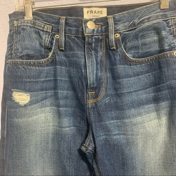 Frame Denim Le Oversized Straight-Leg Jeans in Tipton - Picture 5 of 9